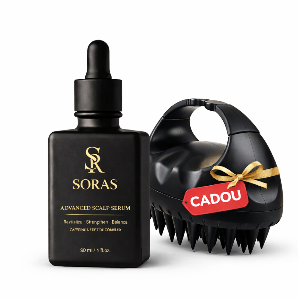 SORAS Advanced Hair Growth & Anti-Hair Fall Scalp Serum with Peptides & Caffeine
